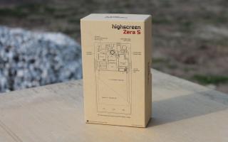 Обзор и тесты Highscreen Zera S